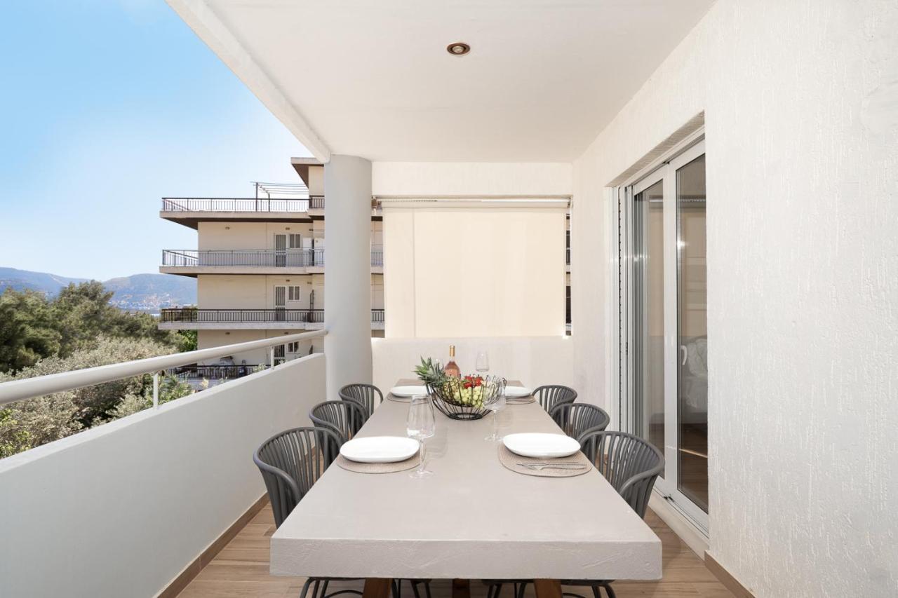 Blue Avra Apartment By A&D Properties Porto Rafti Luaran gambar